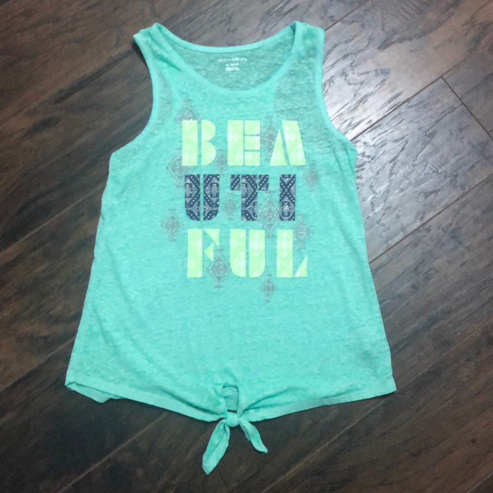 Sparkly green Tank top